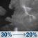 Tonight: A chance of showers and thunderstorms before midnight, then a slight chance of showers and thunderstorms between midnight and 1am. Some of the storms could be severe. Mostly cloudy. Low around 55, with temperatures rising to around 57 overnight. Southwest wind around 7 mph. Chance of precipitation is 30%. New rainfall amounts between a quarter and half of an inch possible. Tonight: Chance Showers And Thunderstorms then Slight Chance Showers And Thunderstorms
